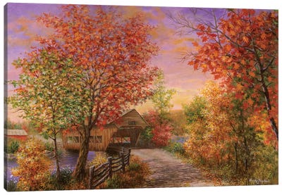 Autumn’s Color Of Fashion Canvas Art Print - Nicky Boehme