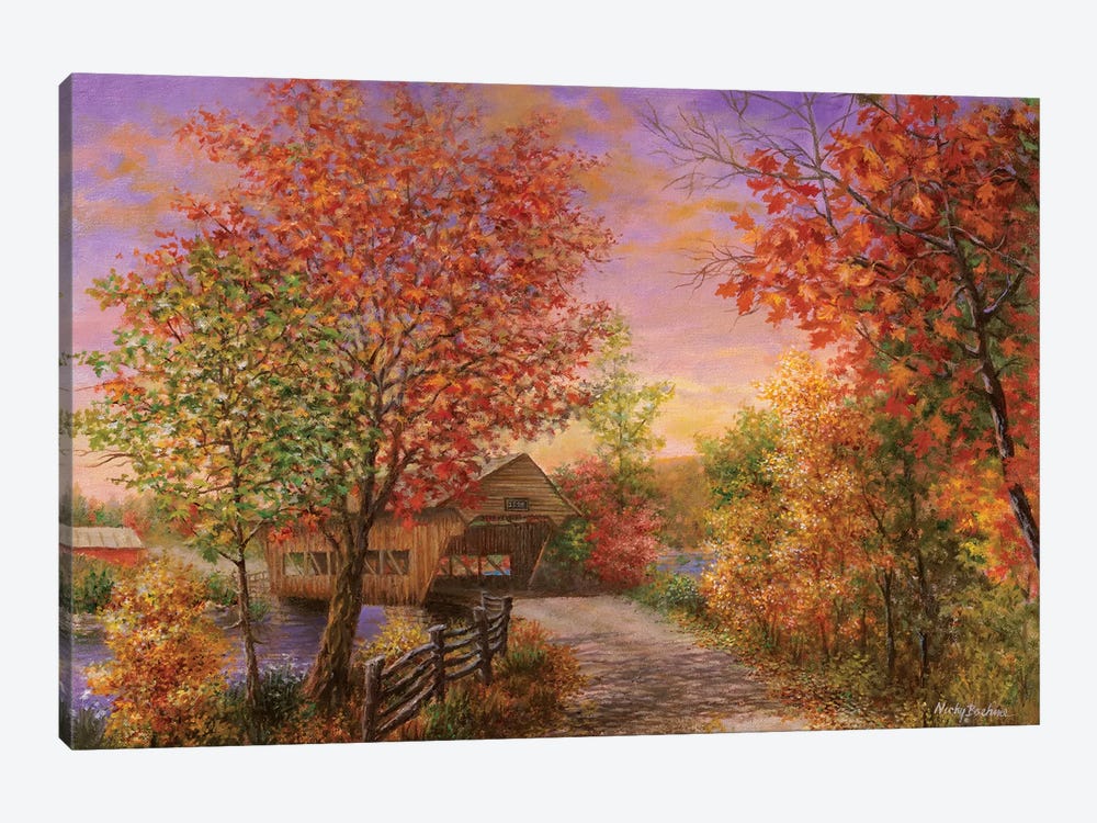 Autumn’s Color Of Fashion by Nicky Boehme 1-piece Canvas Artwork