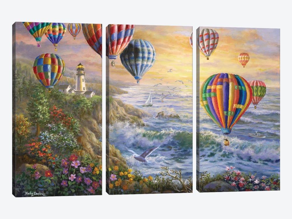 Summer Glow by Nicky Boehme 3-piece Canvas Artwork