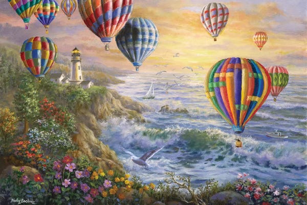 Hot Air Balloons: Summer Glow by Nicky Boehme