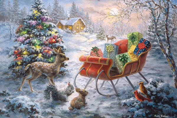 Snowscapes: Tis' The Night Before Xmas by Nicky Boehme