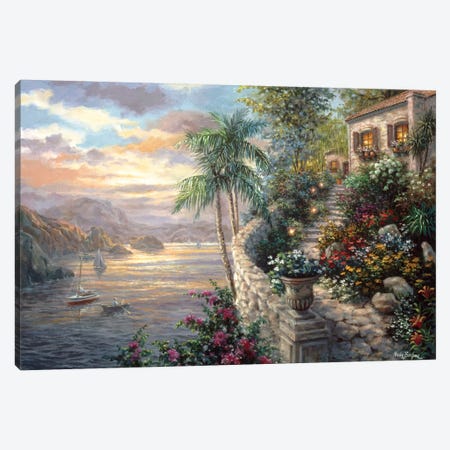 Tranquil Sea Canvas Print #BOE158} by Nicky Boehme Canvas Art Print