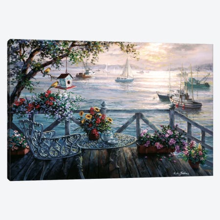 Treasures Of The Sea Canvas Print #BOE160} by Nicky Boehme Canvas Artwork