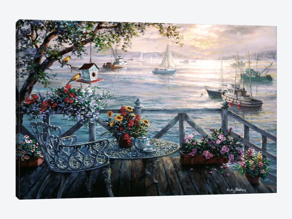 Treasures Of The Sea by Nicky Boehme 1-piece Canvas Wall Art