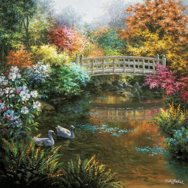 Large Floral & Botanical Art - Canvas Prints: Treasury Of Splendor by Nicky Boehme