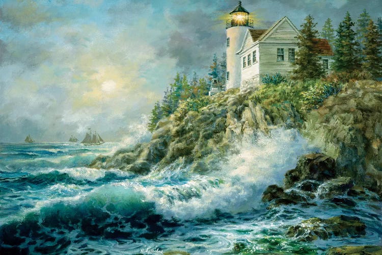 Bass Harbor Lighthouse by Nicky Boehme wall art