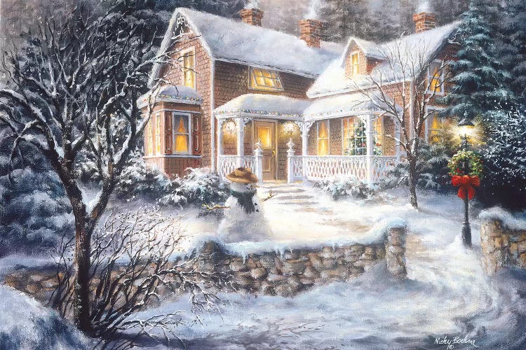 Winter's Welcome by Nicky Boehme wall art