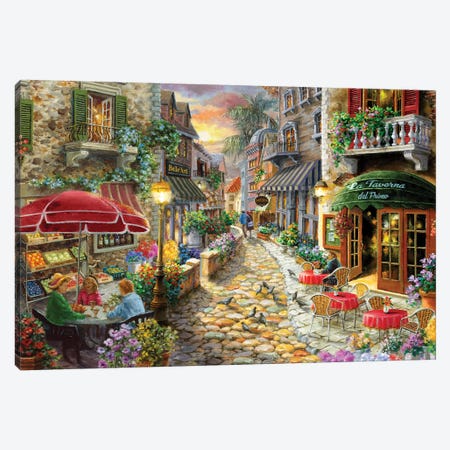 Early Evening In Avola Canvas Print #BOE179} by Nicky Boehme Canvas Print