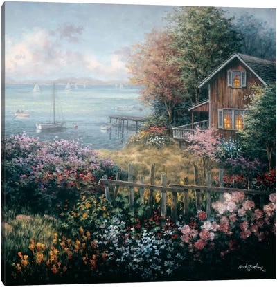 Bay's Domain Canvas Art Print - Gardens & Floral Landscapes
