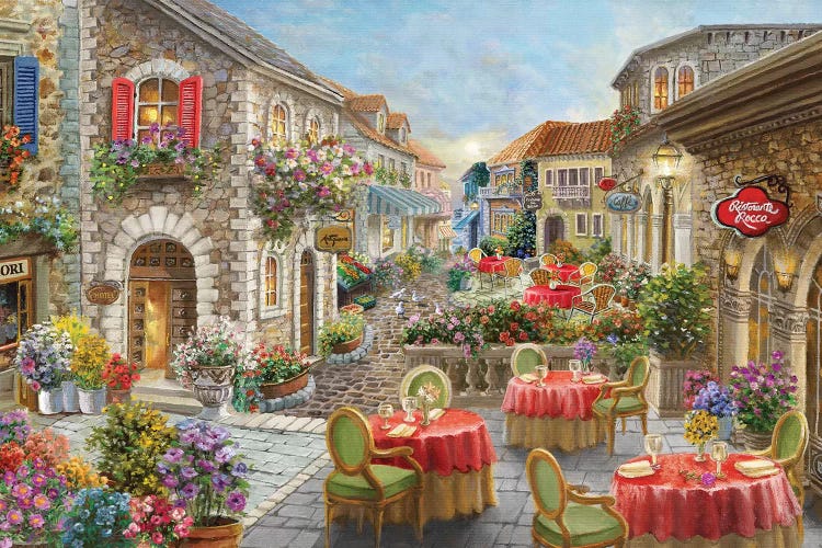Fiori Caffes by Nicky Boehme wall art