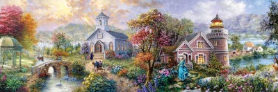 Sunday Morning In Spring by Nicky Boehme canvas print