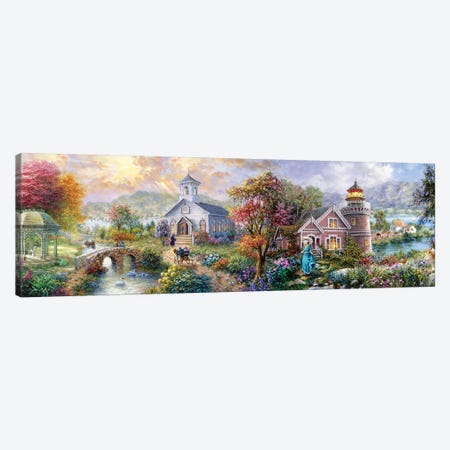 Sunday Morning In Spring Canvas Print #BOE187} by Nicky Boehme Art Print
