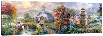 Sunday Morning In Spring Canvas Art Print - Nicky Boehme
