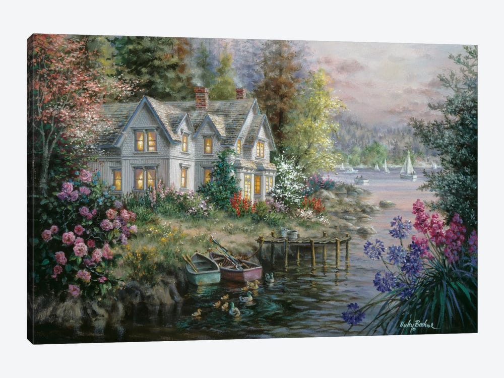 Bay's Landing by Nicky Boehme 1-piece Canvas Wall Art