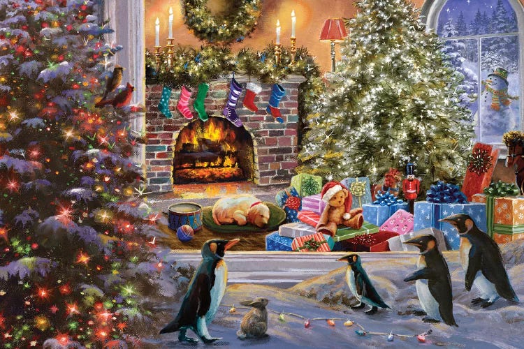 A Magical View To Christmas by Nicky Boehme wall art