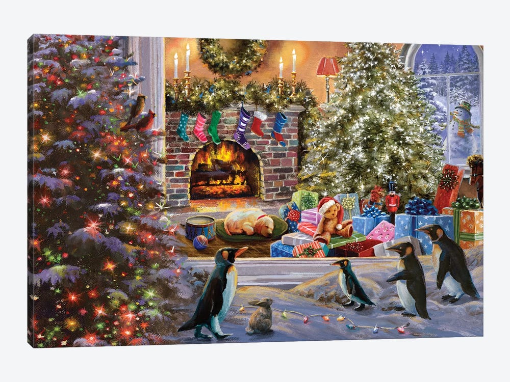 A Magical View To Christmas by Nicky Boehme 1-piece Canvas Print