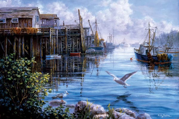 Docks & Piers: Bird Eye View by Nicky Boehme