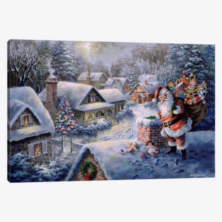 Bringing Joy And Happiness Canvas Print #BOE21} by Nicky Boehme Canvas Artwork
