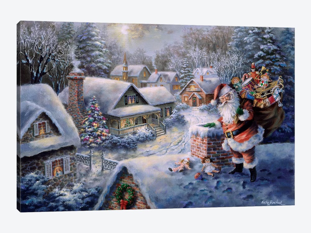 Bringing Joy And Happiness by Nicky Boehme 1-piece Canvas Artwork