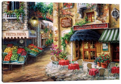 Buon Appetito Canvas Art Print - Best Selling Paper