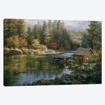 Campers Haven Canvas Print #BOE24} by Nicky Boehme Art Print