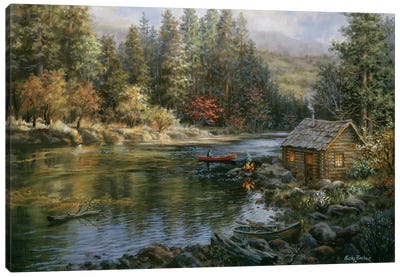 Campers Haven Canvas Art Print - Nicky Boehme