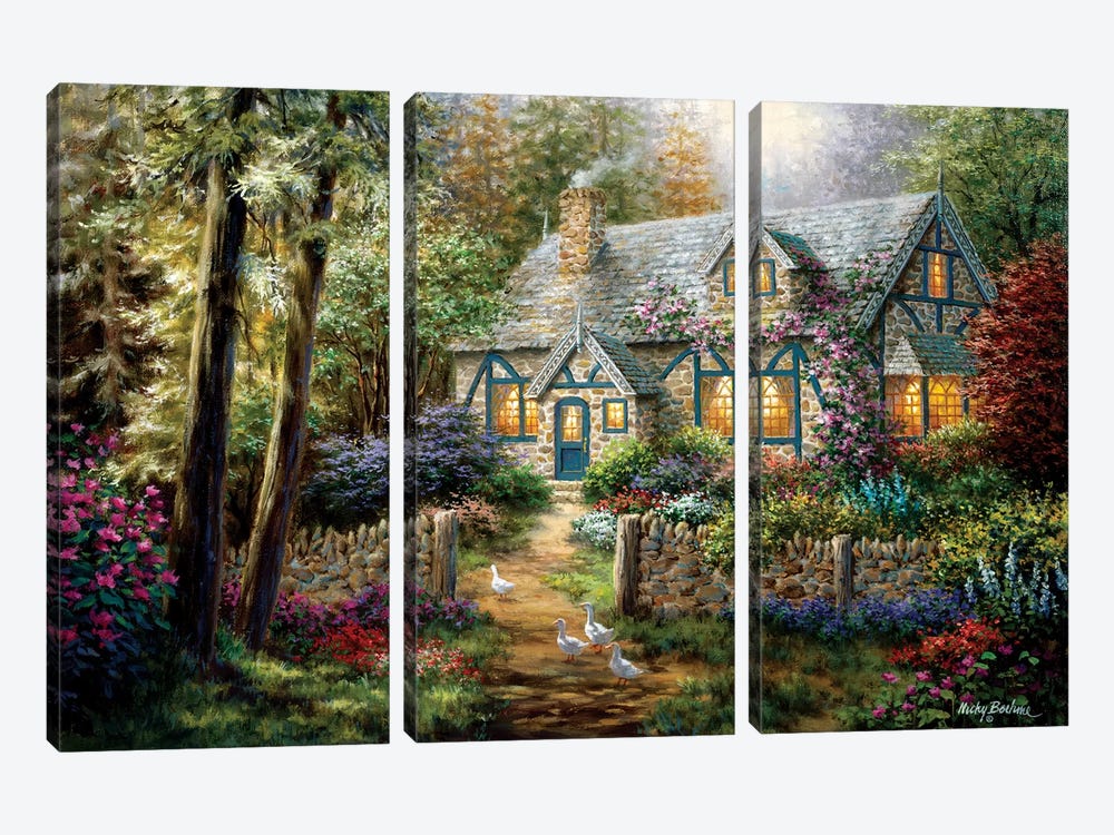 A Country Gem by Nicky Boehme 3-piece Canvas Artwork