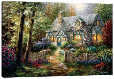 A Country Gem Canvas Art Print - Garden & Floral Landscape Art