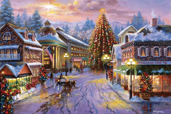 Villages & Towns: Christmas Eve by Nicky Boehme