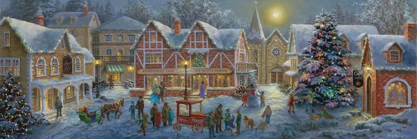 Country: Christmas Village by Nicky Boehme