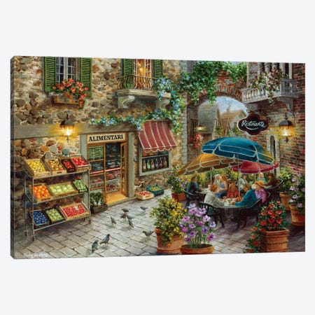 Contentment Canvas Print #BOE34} by Nicky Boehme Canvas Wall Art