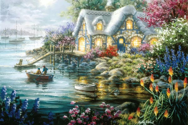 Spring: Cottage Cove by Nicky Boehme