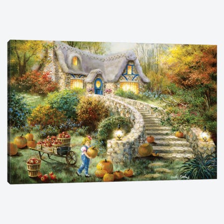 Country Harvest Canvas Print #BOE41} by Nicky Boehme Canvas Art