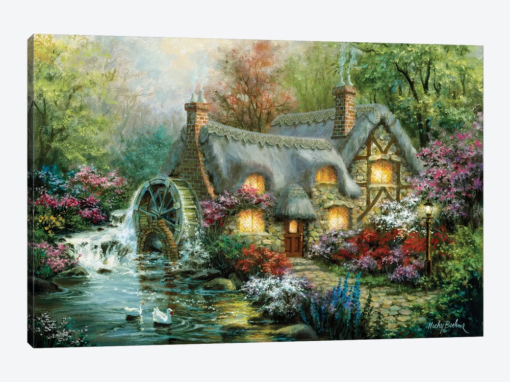 Country Retreat by Nicky Boehme 1-piece Canvas Art Print