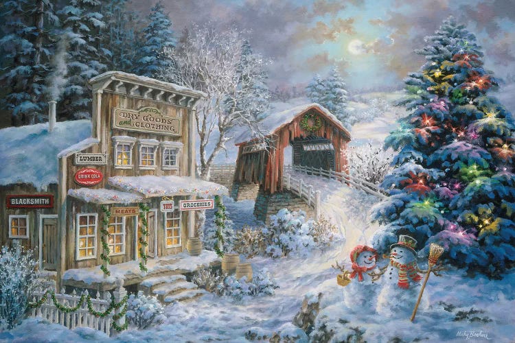 Country Shopping by Nicky Boehme wall art