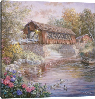 Country Thoroughfare Canvas Art Print - Nicky Boehme