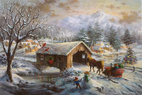 Bridges: Covered Bridge by Nicky Boehme