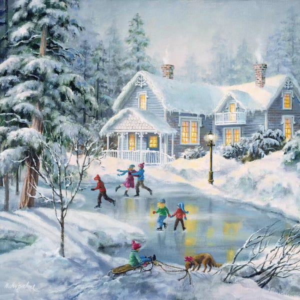 Villages & Towns: A Fine Winter's Eve by Nicky Boehme