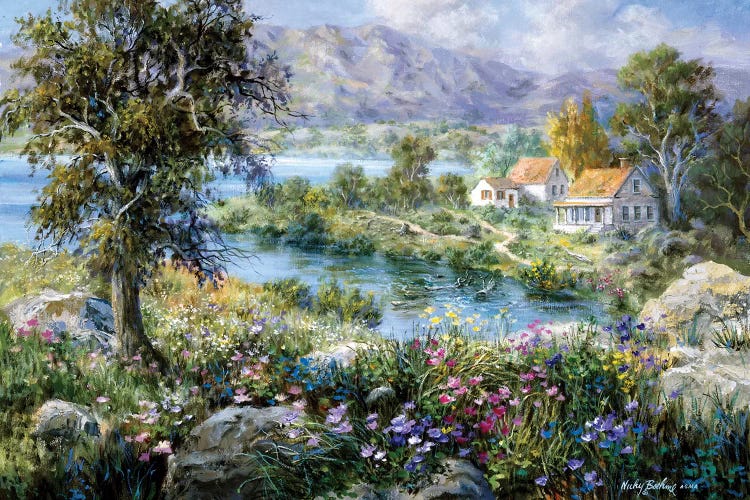 Enchanted Cottage by Nicky Boehme wall art