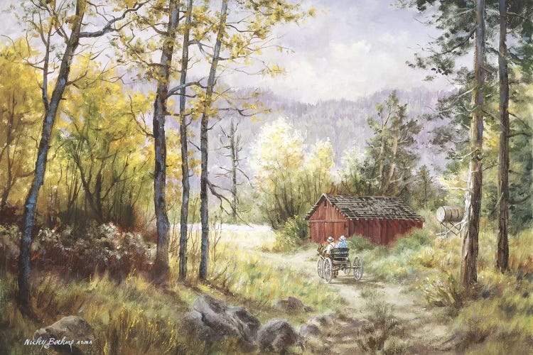 Friends by Nicky Boehme wall art