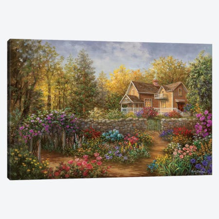 A Pathway Of Color Canvas Print #BOE5} by Nicky Boehme Canvas Art Print