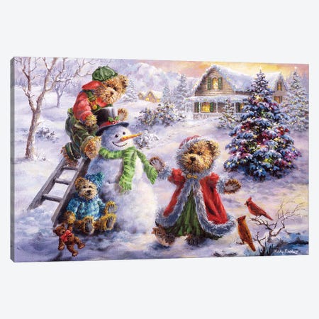 Fun Loving Merriment Canvas Print #BOE60} by Nicky Boehme Canvas Wall Art