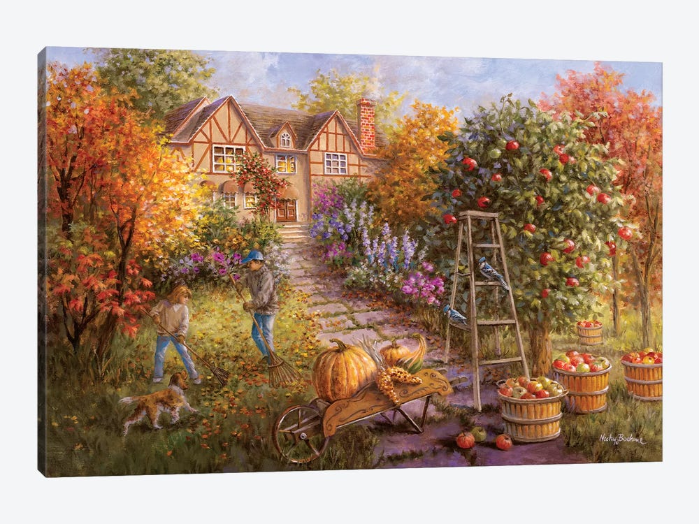 Gathering Fall Canvas Art Print By Nicky Boehme Icanvas