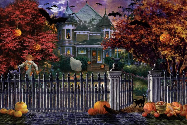Gates: Halloween House by Nicky Boehme