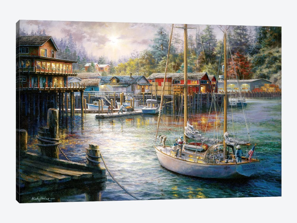 Harbor by Nicky Boehme 1-piece Canvas Print