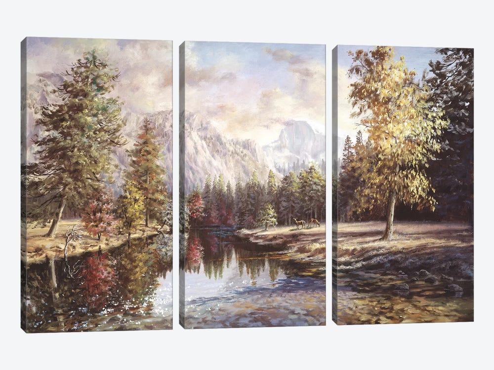 High Sierras by Nicky Boehme 3-piece Canvas Print