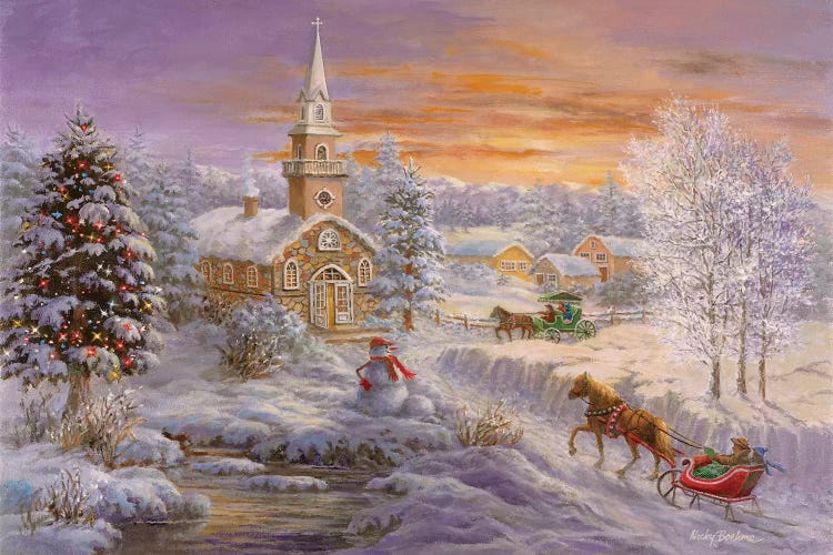 Holiday Worship by Nicky Boehme wall art