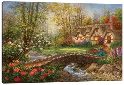 Home Sweet Home Canvas Art Print - Bridge Art