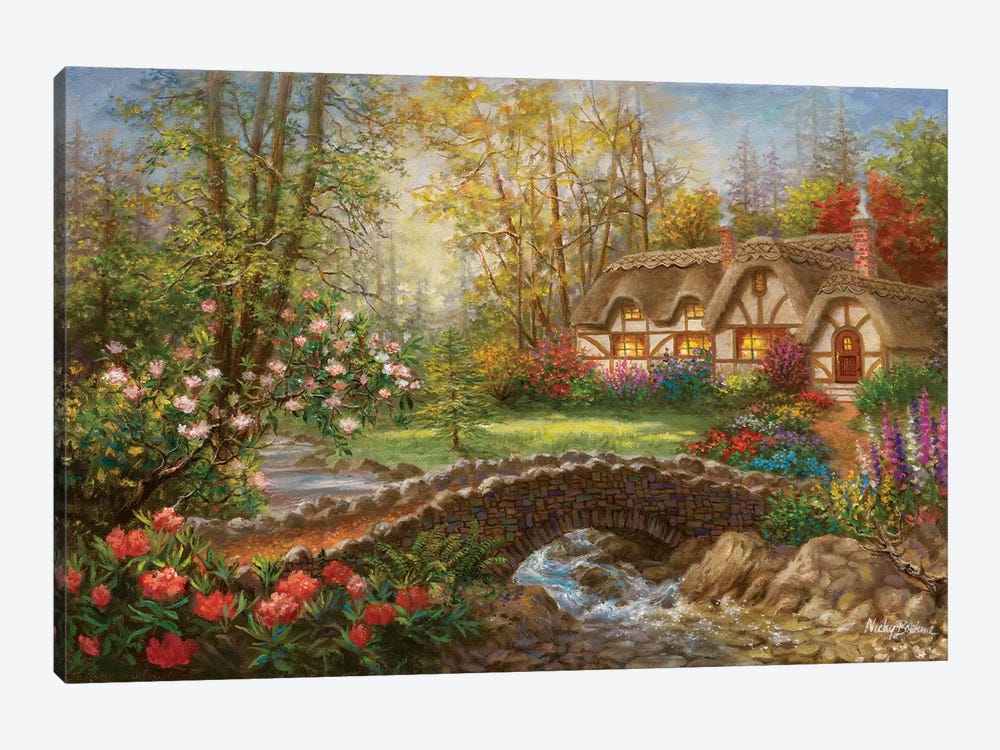 Home Sweet Home by Nicky Boehme 1-piece Canvas Print