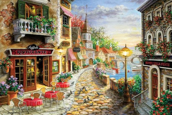 Contemporary Fine Art: Invitation To Dine by Nicky Boehme